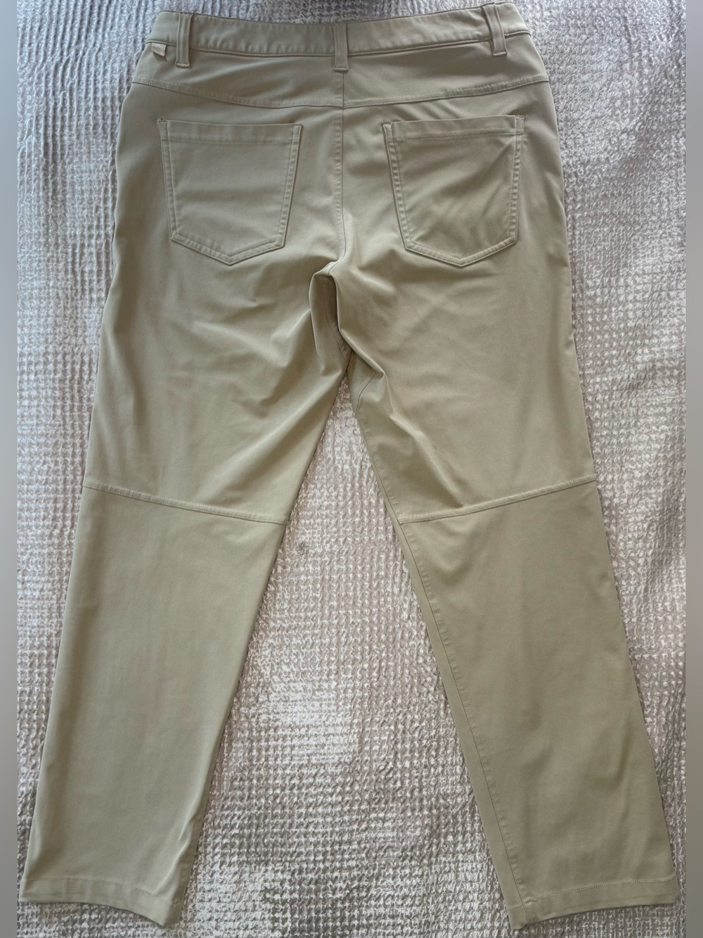 Lululemon ABC Pant Classic Warpstreme Khaki Beige Mens 30x28 Chino - Picture 10 of 13